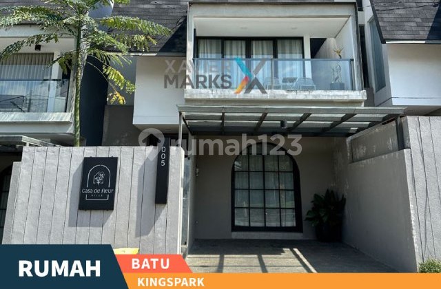 Rumah Villa Desain Modern Siap Huni di Kingspark Batu Rumah Villa Desain Modern Siap Huni di Kingspark Batu