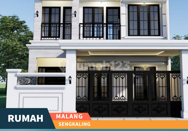 Rumah Mewah Modern Classic Dijual di Area Sengkaling, Malang (Proses Bangun)