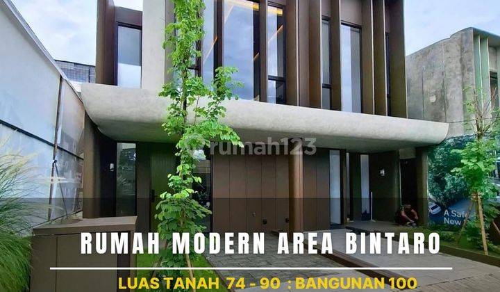 Dijual Rumah Baru Design Minimalis Industrial Bintaro Tangsel 1