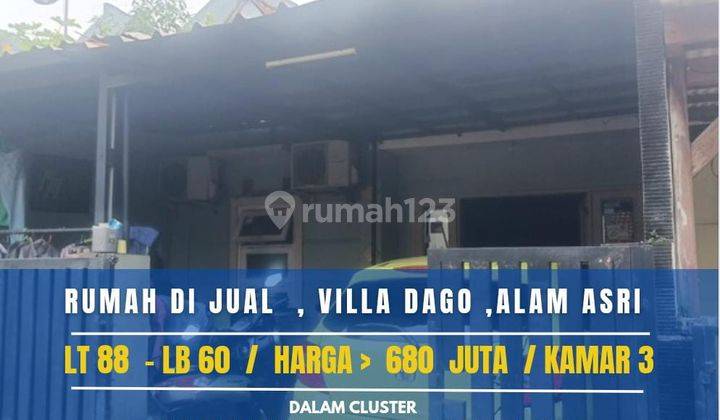 Dijual Rumah Secondary Siap Huni Villa Dago Pamulang Tangsel 1