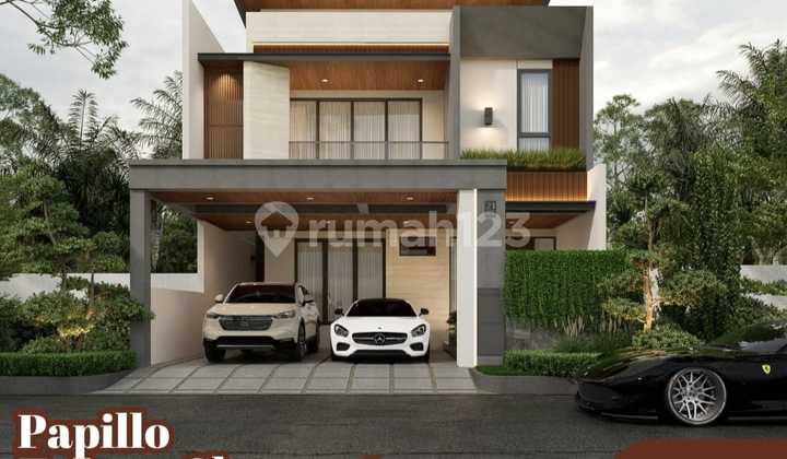 Dijual Rumah Baru Design Modern Kontemporer Taman Chrystant Bsd 2