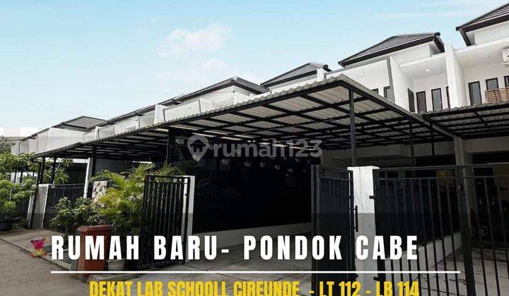 Dijual Rumah Baru Siap Huni Lokasi Pondok Cabe Tangsel 1