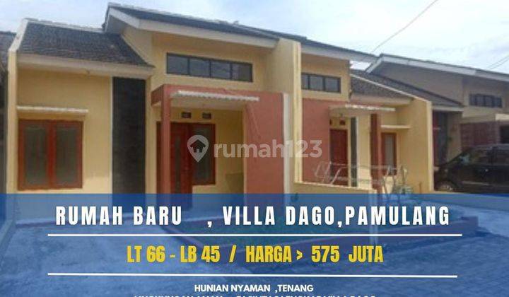 Dijual Murah Rumah Baru Siap Huni Lokasi Pamulang Tangsel 1