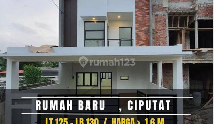 Sijual Rumah Baru Design Scandinavian Ciputat Tangsel 1