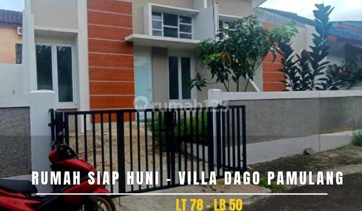 Dijual Murah Rumah Baru Lokasi Villa Dago Pamulang Tangsel 1