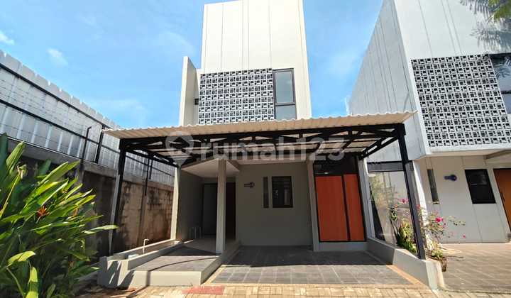 Dijual Rumah Baru Cluster Konsep Industrial Serua Ciputat Tangsel