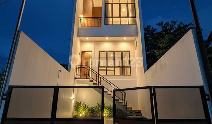 Dijual Rumah Baru Siap Huni Industrial Modern Cinangka Depok 2