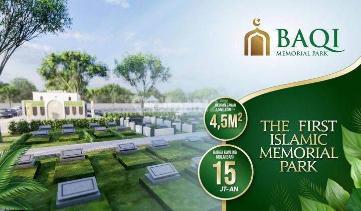 Pemakaman Muslim Asri  Aman Fasilitas BAQI Memorial Park Banten 1