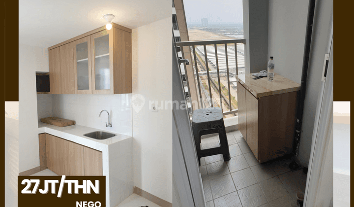 Disewakan Apartemen Tokyo Pik2 2BR 40M2 Semi Furnish  1