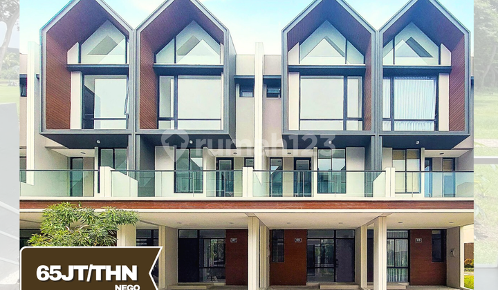 DISEWAKAN RUMAH BARU OSAKA RESIDENCE PIK2 3LT 4,5X10