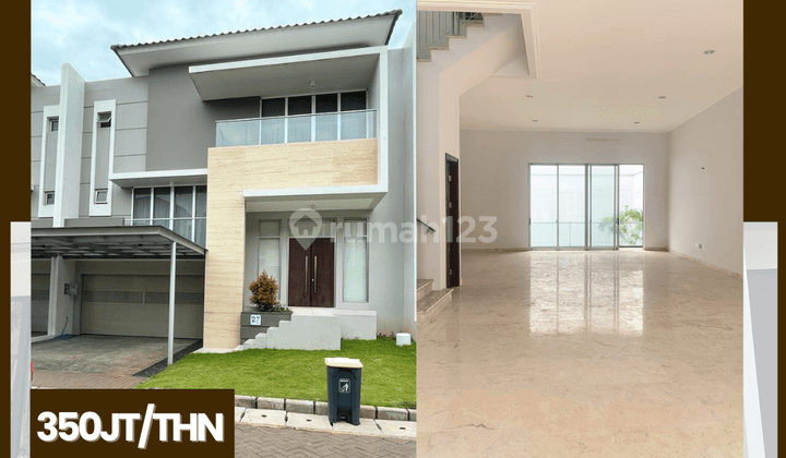 Disewa Perthn Rumah Golf Island Pik Mewah Uk 12x25 Ada Garasi 1