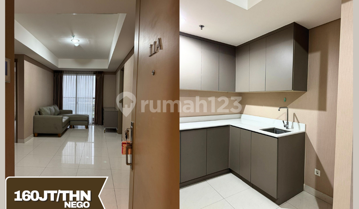 DISEWA APARTEMENT PIK GOLD COAST 3BR SEMI FURNISH RAPIH