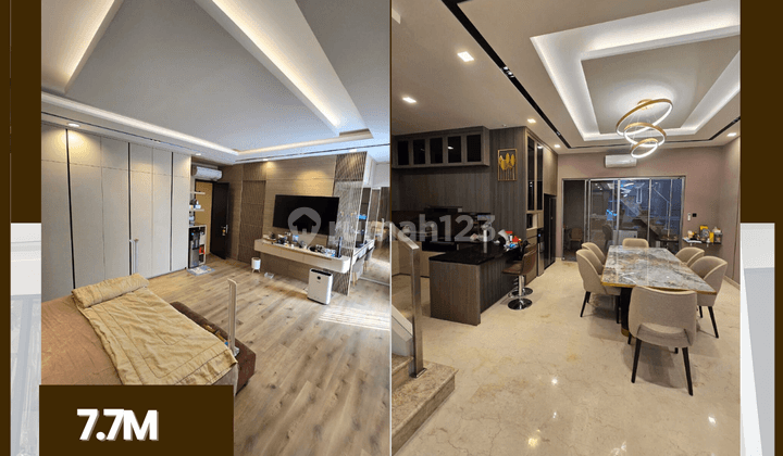 Exclusive Jual Rumah Golf Island Jakarta Uk 8x20 Interior Mewah 1