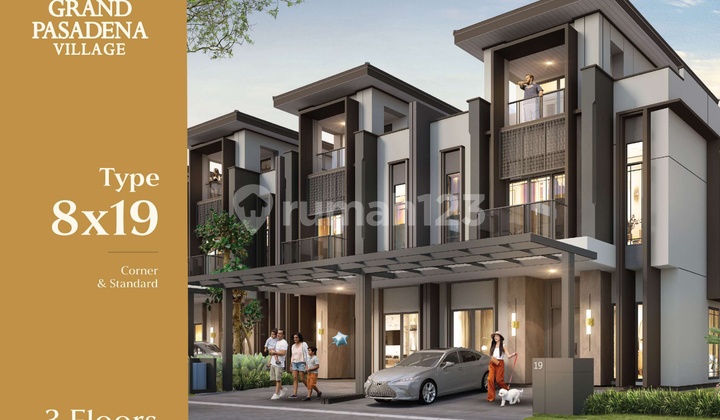 Grand Pasadena Village Gading Serpong Uk 8X19 Type 3Lt New