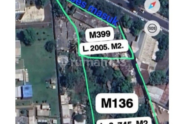 FOR SALE COMMERCIAL LAND 5750M2 ON JL TB SIMATUPANG FOR SALE COMMERCIAL LAND 5750M2 ON JL TB SIMATUPANG