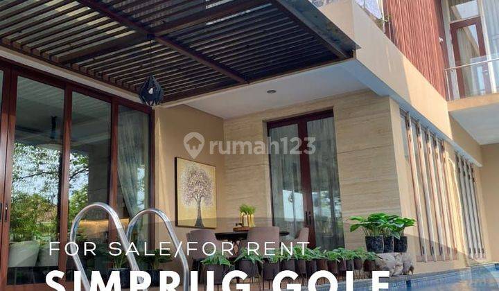 Rumah bagus di simprug golf 2 Lantai SHM harga menarik 1