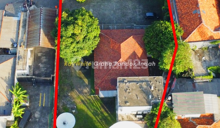 Dijual Lahan Luas Bonus Rumah Kantor di Pondok Pinang Jaksel