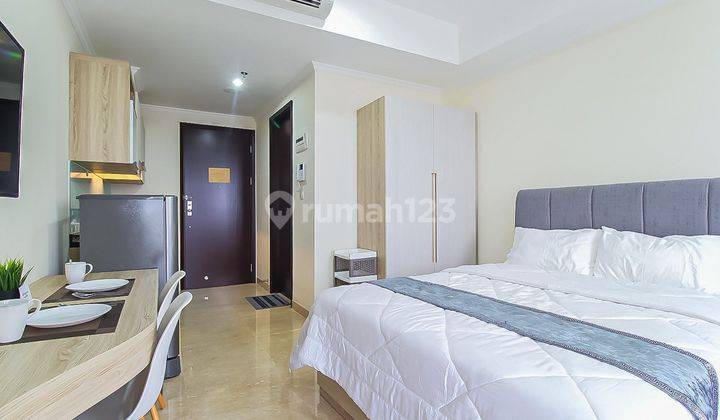 Dijual Apartemen 1 Bedroom Bagus Furnished Di Menteng Park 1