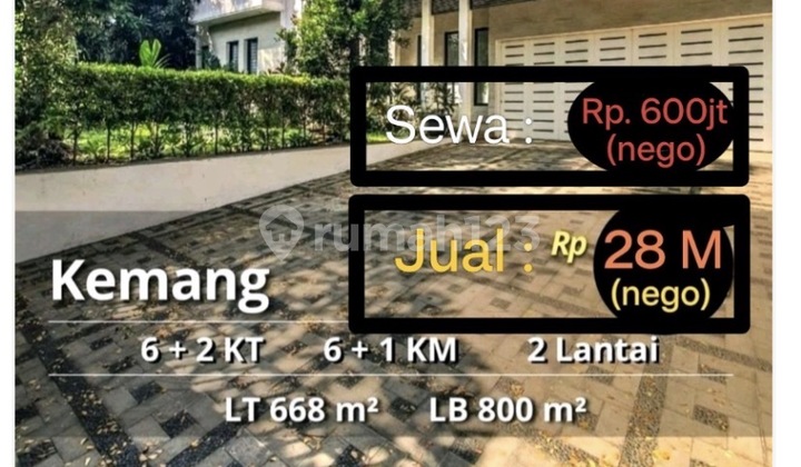 Disewakan Rumah Mewah,Strategies di Kemang (Lm) Disewakan Rumah Mewah,Strategies di Kemang (Lm)