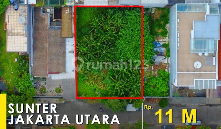 Dijual Cepat Murah Tanah Kotak Danau Sunter - Exclusive Listing (sd)