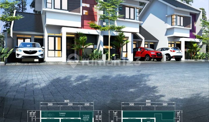Dijual Rumah 2 Lantai 700 Jutaan Dekat Stasiun Pondok Rajeg Cibinong Bogor 2