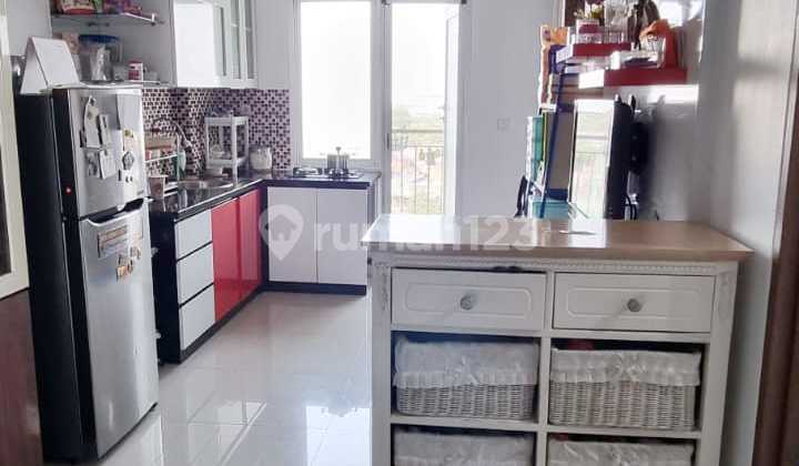 Furnished City View Apartment 2Br di Oak Tower (1377)
