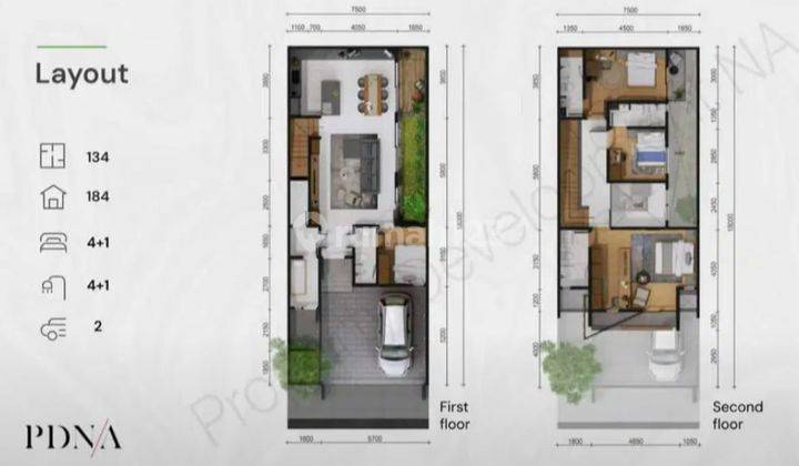 S403a Rumah Baru Modern di Pondok Bambu Duren Sawit Jakarta Timur 2