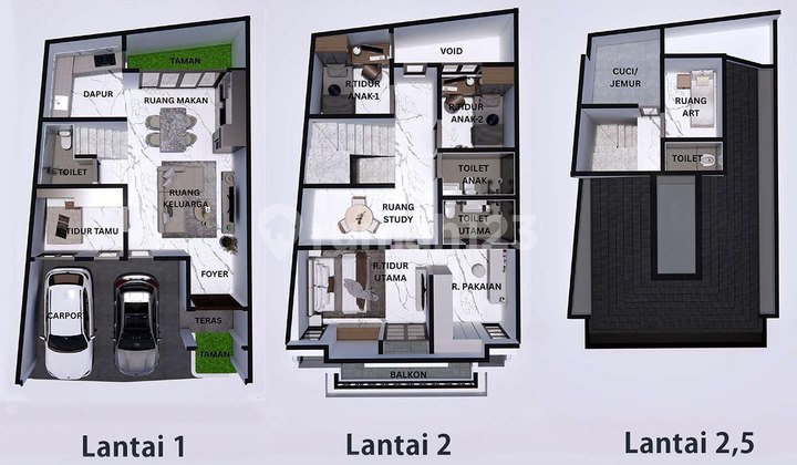 Md02 Luxury Townhouse Good Location Jambore Cibubur Ciracas East Jakarta 2