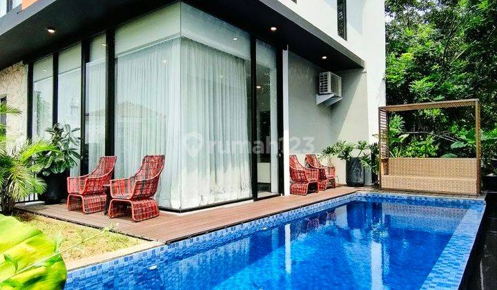 Dd218 Rumah Baru Private Pool Furnished Kemang Jakarta Selatan 1