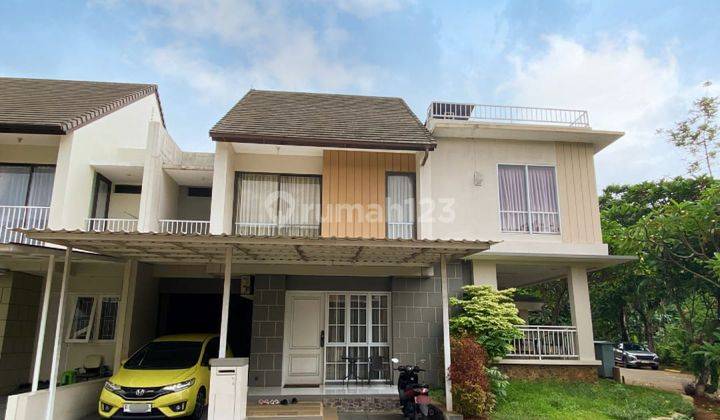 S597a Rumah Hoek Mewah 262 M2 di Bambu Apus Cipayung Jakarta Timur 1