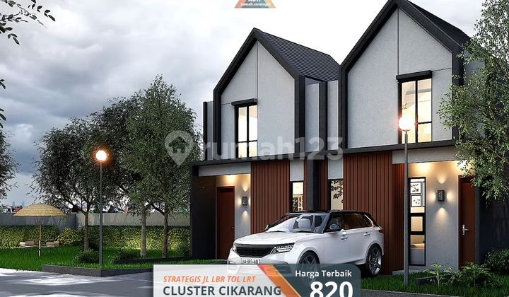 Cluster Modern Stratgis Luas Lgkp 5Jt All-In Tol Stasiun Cikarang