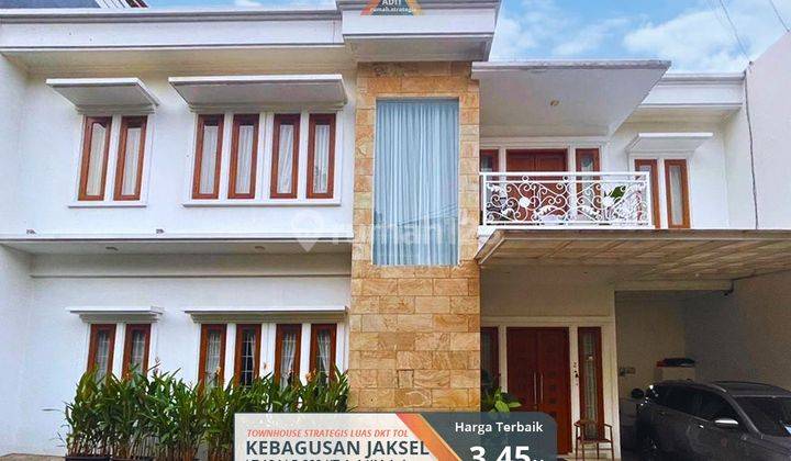 Townhouse Strategis Fulfurnish Luas Kebagusan Jakarta Selatan Tol 1