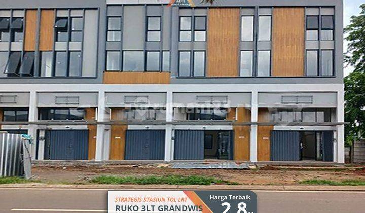 Ruko 3Lt Strategis Rame Modern GrandWisata Bekasi Tol LRT Jakarta
