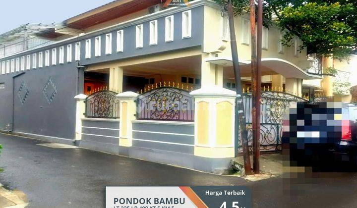 Strategis Hoek Luas Jl Lbr Pondok Bambu Duren Sawit Jakarta Timur 1