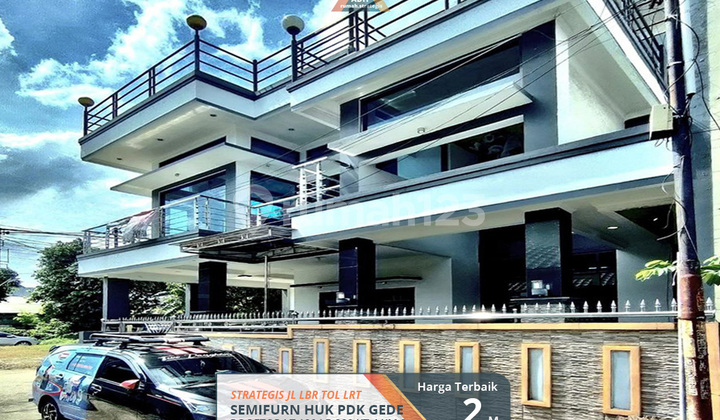 SEMIFURN Strategis Huk Luas Rooftop Jl Lbr Pdkgede Bekasi Tol LRT