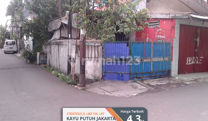 Tanah+Bangunan Tua Strategis Luas Jl Lebar Kayu Putih Jakarta Timur