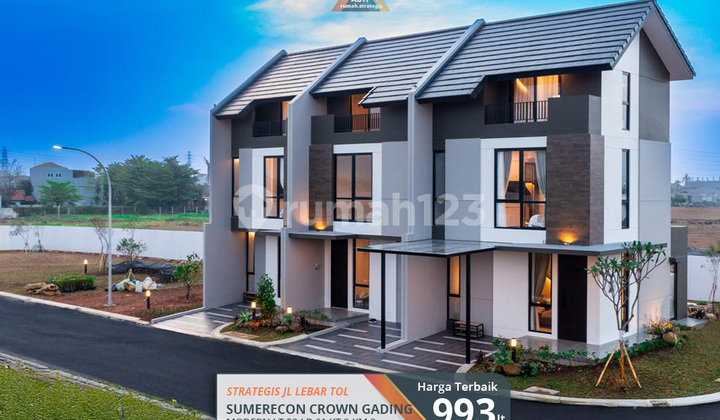 New Cluster Jl Lbr Lgkp Summarecon Crown Gading Timur Jakarta Tol