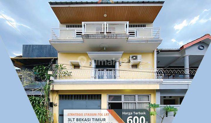 Rumah Strategis 3Lt 4KT dkt Tol Stasiun Bekasi Timur LRT 1