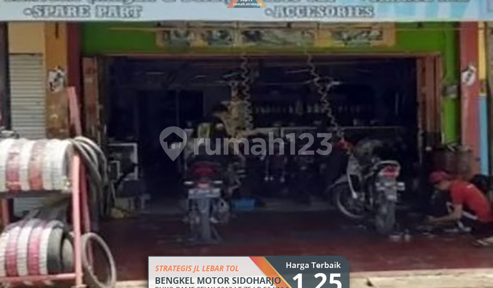 Jual Usaha Bengkel Motor Rame Strategis Candi Sidoarjo Sejak 2013