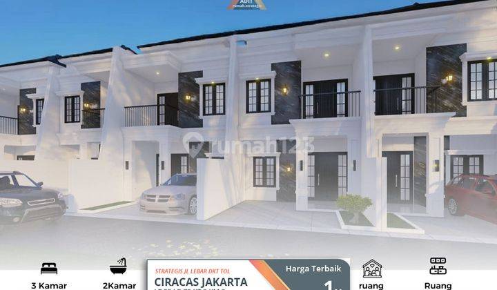 Rumah Strategis Modern Kelapa Dua Wetan Ciracas Jakarta Timur 1