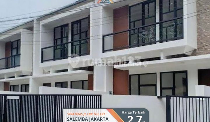 Ready Dijual Rumah Baru Strategis Jl Lbr Bonus AC Salemba Jakarta