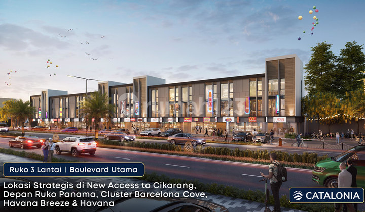 Strategic Modern Multifunctional 3-Story Shop House at Metland Cibitung, Bekasi Toll Road 2