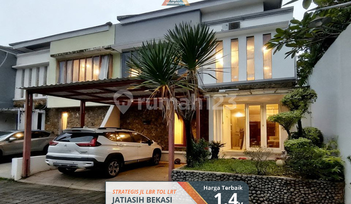 Turun Hrg Semifurn Stratgis Mewah Luas Jl Lbr Jatiasih Bekasi Tol