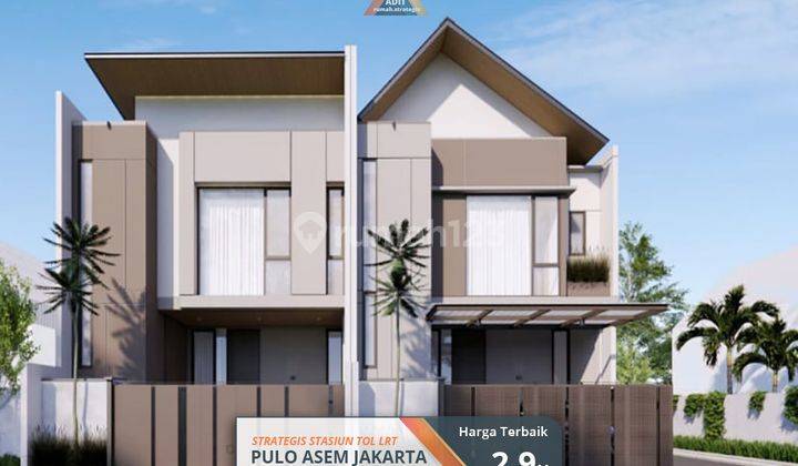 Rumah Strategis Modern Jl Lbr Pulo Asem Rawamangun Jakarta Timur 1