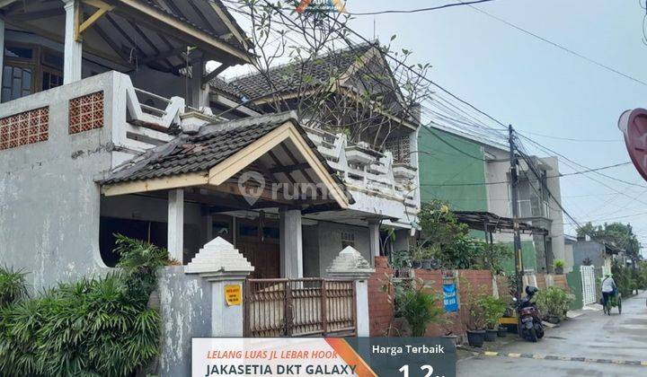 Lelang 6bln Rumah Stratgis Luas Jakasetia Bekasi Dkt Glxy Tol Lrt 1