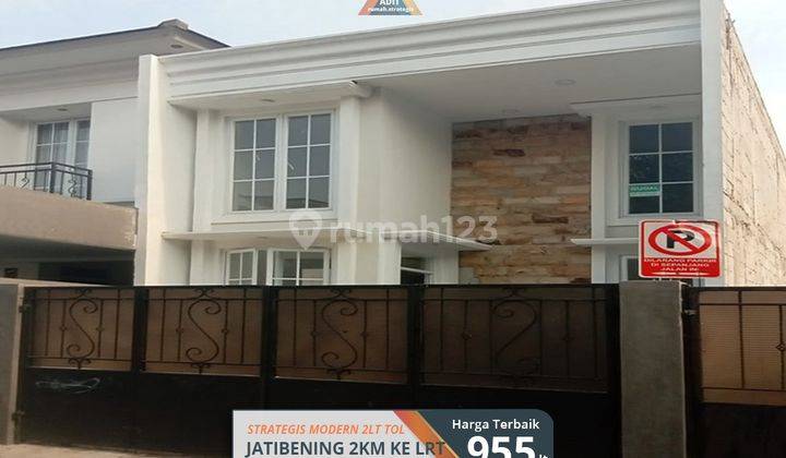 Ready Rumah Strategis Modern 2km Ke Lrt Jatibening Bekasi Dkt Tol