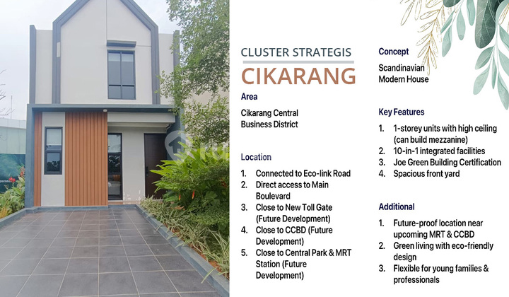 Frebiaya Cluster Stratgis Modern Lgkp Jl Lbr Kawasan Cikarang Tol