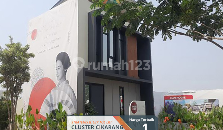 Modern Cluster Strategis Ala Jepang Luas Hook Cikarang Bekasi Tol