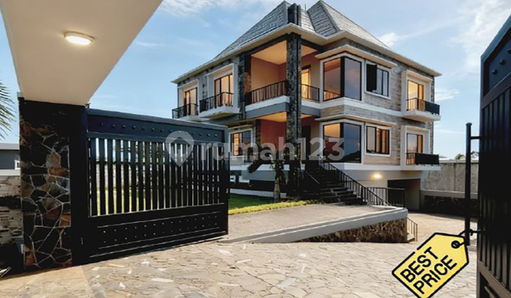 Semi-Furnished Pool Luxury House Strategically Located 3 Floors Harjamukti Cibubur Toll Road LRT 2