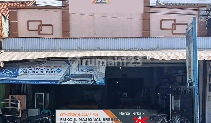 Price Drop 600M Strategic Shop House Spacious Jl Lbr Near Alun2 Market Brebes